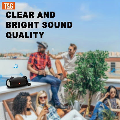 TG537 Portable Wireless Speaker - TWS Technology, Hands-Free Calling, TF Card & USB Playback - Works with Smartphones, Tablets, Tvs, Ideal for Camping, Travel, Mobile Accessories