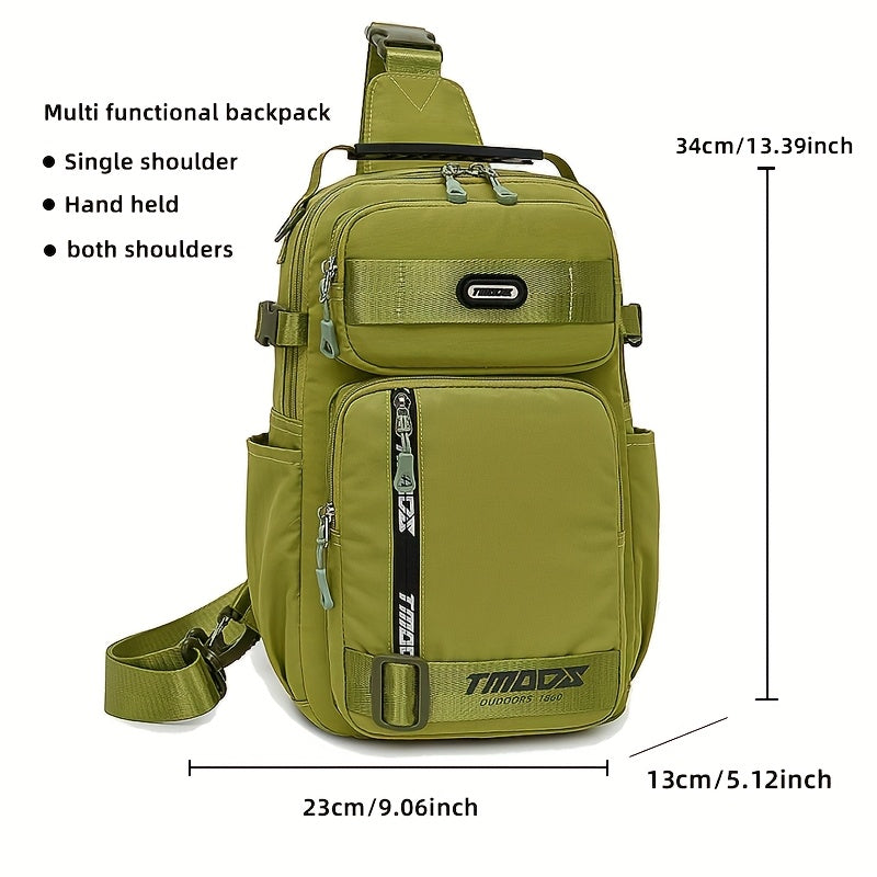 Unisex Fashion Anti-Theft Crossbody Bag - Lightweight Oxford Material, Secure Zip Closure, Adjustable Strap, Perfect for Travel & Everyday Use, Crossbody Ba
