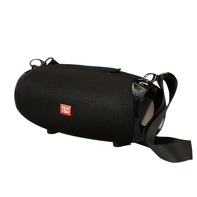 Portable Wireless Speaker - TG534 with Dual Speakers - TWS Stereo Hi-Res Audio - Hands-free Call/FM/TF Card/U Disk - Connect to Mobile Phone/Tablet/TV - Support Plug-in Card U Disk - Compatible with TF Card/USB Drive/FM Built