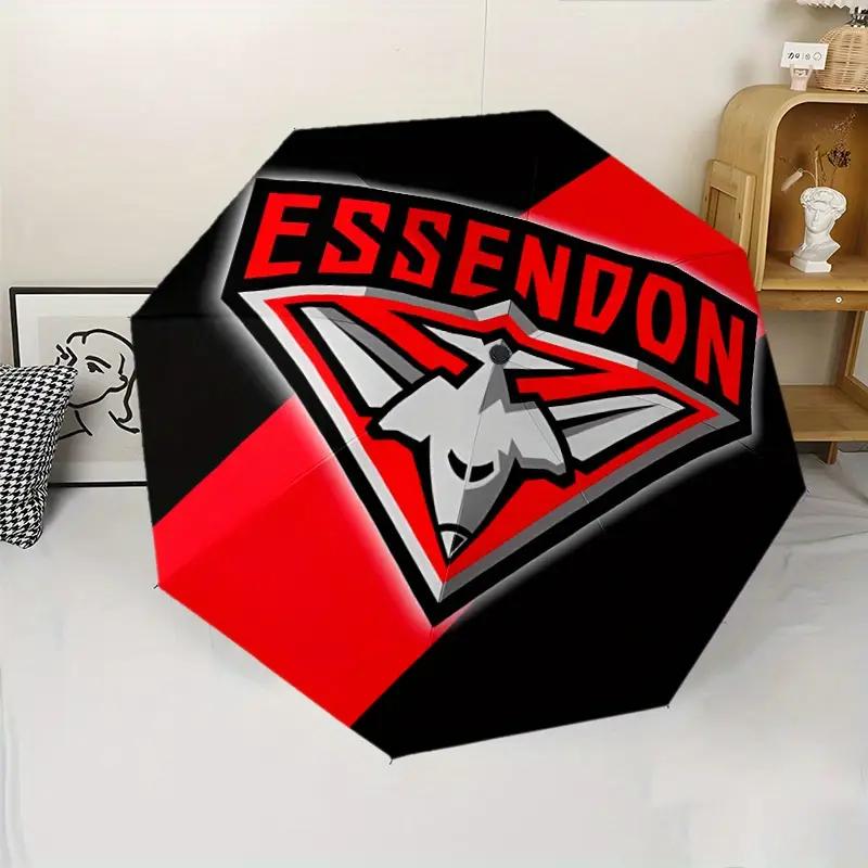 Automatic Folding Umbrella with 8-Rib Windproof Design - Heavy-Duty Automatic Open/Close, Compact Travel Umbrella with Red/Black/White/Gray/Black/Red/Black/Red/Black/Red/Black/Red/, Umbrella For Rain, Umbrella For Women, Umbr