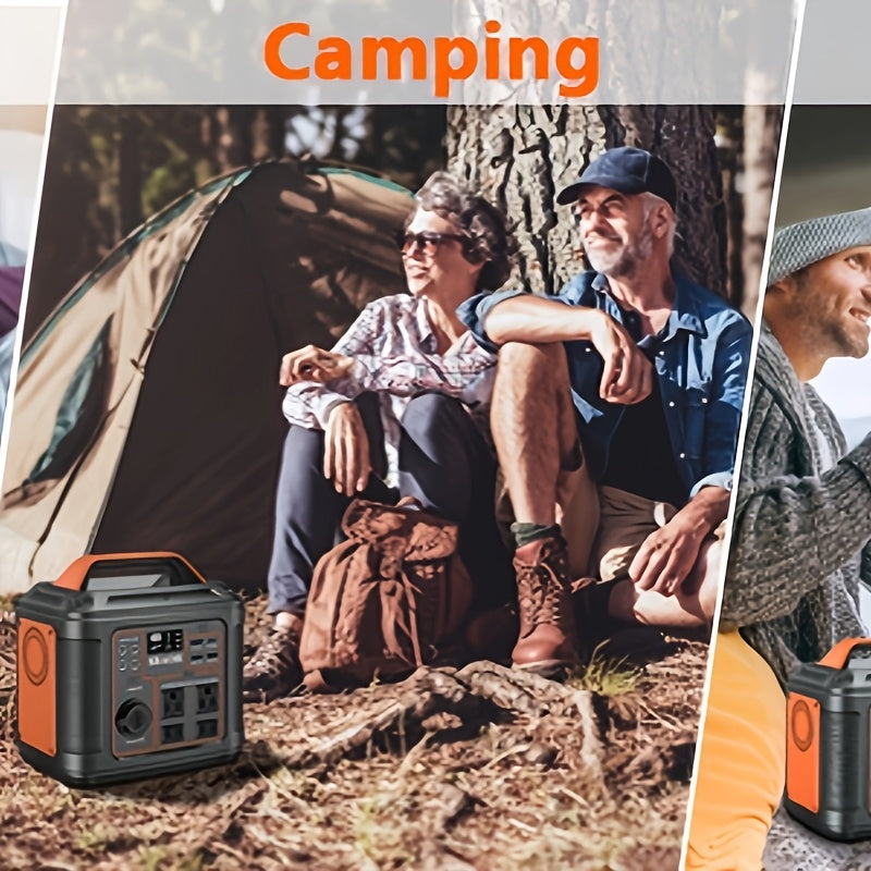 SBAOH 300W Portable Power Station 296Wh 80000mAh Solar Powered Generator With 100W PD Fast Charging, 13 Outlets, Digital Display, Lithium-ion Battery For Home Backup, RV Camping, And Emergency Power - (60W Solar Panel Is Opti