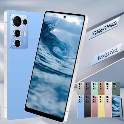 S25 Ultra 2026 unlocked phone, 12GB+256GB storage, 6.8-inch HD screen, dual SIM card stability, GPS, professional camera system, responsive stylus pen, USB-C fast charging, top-tier performance, comes with a 3.5-inch mini poc