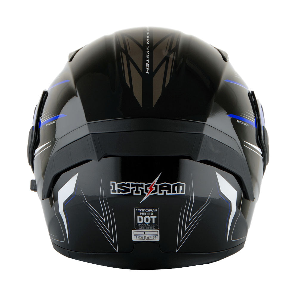 MOTORCYCLE MODULAR FULL FACE HELMET FLIP UP DUAL VISOR HELMET