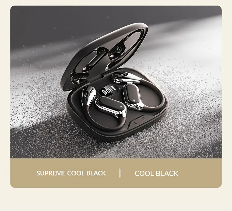 NEW SENYANG 2025 New Style True Wireless On-Ear Earpods Music None-In-Ear Headset Gaming Couples Earbuds Video TWS HIFI Bass 9D Stereo HD Calling Earphones for Android for, Couples Headphones, Open Ear Design, Comfortable Fit