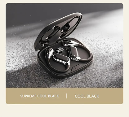 NEW SENYANG 2025 New Style True Wireless On-Ear Earpods Music None-In-Ear Headset Gaming Couples Earbuds Video TWS HIFI Bass 9D Stereo HD Calling Earphones for Android for, Couples Headphones, Open Ear Design, Comfortable Fit