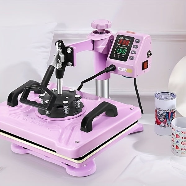 Heat Press Multifunctional Tshirt Press Machine 15"x12" Digital Industrial Heat Transfer Machine, Swing Away Sublimation Heat Press Machine For T Shirts/Mug/Cap/Plate/DIY