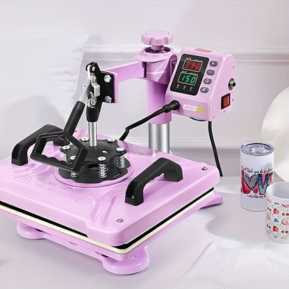 Heat Press Multifunctional Tshirt Press Machine 15"x12" Digital Industrial Heat Transfer Machine, Swing Away Sublimation Heat Press Machine For T Shirts/Mug/Cap/Plate/DIY