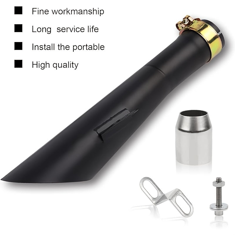 Motorcycle Exhaust Pipe 38-51mm, Suitable for Yamaha YZF R606-18 for HONDA Kawasaki for SUZUKI Off-road Vehicle 250ccHawk Street Bike 1.5-2.01" Entry Bicycle Exhaust Pipe Kit