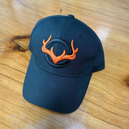 Unisex Deer Antler Embroidered Camouflage Baseball Cap | Outdoor Adjustable Curved Brim, Breathable, Fitted, Closure