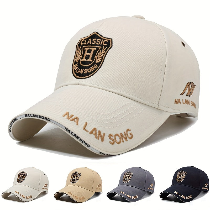 Women's Handmade 3D Embroidered Logo Baseball - Adjustable Snap Closure Sun Hat with Golden/Beige/Navy/Vibrant Color Threads, Lightweight All-Season Outdoor Fishing & Casual, Name/Text Embroidery (Grey/Black)