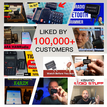 TIDRADIO Ham Radio Wireless Programmer Adapter APP and PC Program Multiple Models No Driver Issues Instead of Program Cable