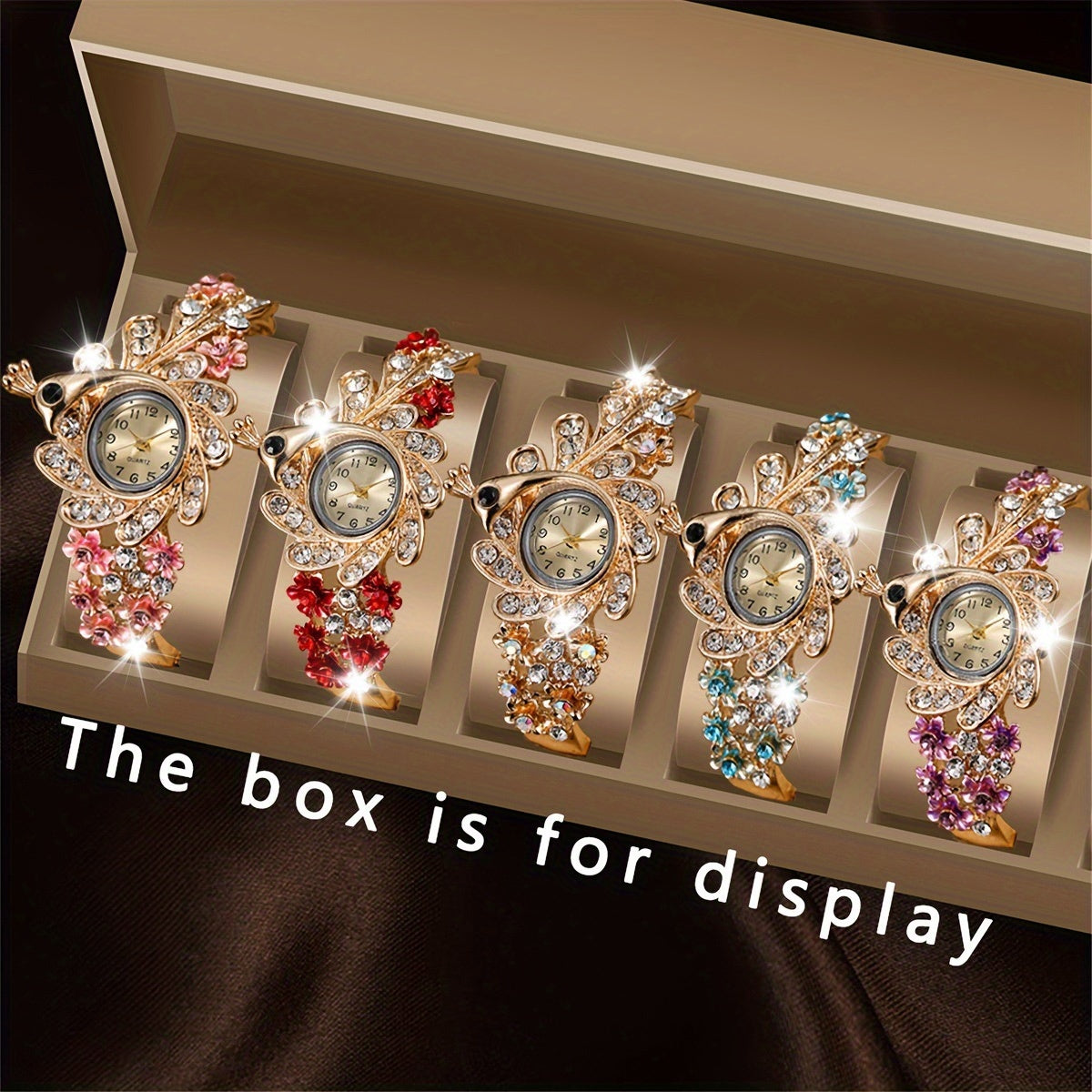 5pcs Ladies Versatile High-end Luxury Exquisite Watches Set Birthday Gift Christmas Halloween, Party Watches, Festive Occasions, Chic Watches, Sophisticated Design, Durable Construction, Quartz Movement, Ladies Wristwatches