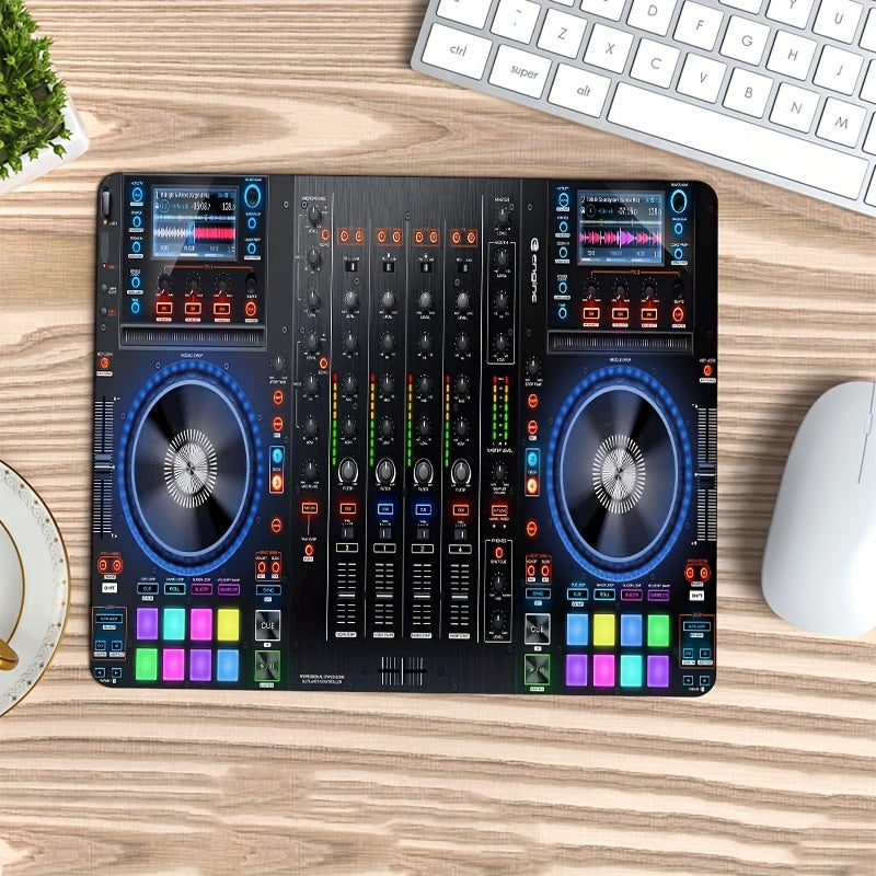 High Definition Print Esports Music DJ Controller Mouse Pad Oversized Rubber Anti-Slip Keyboard Pad Locked Edge Office Computer Laptop Game And Learning Accessories