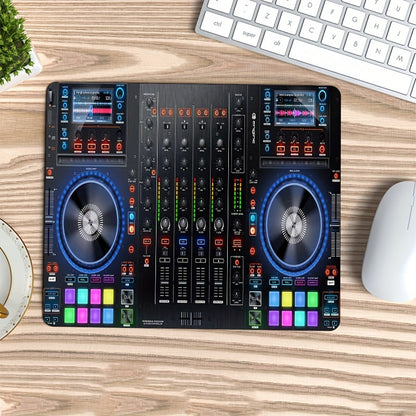 High Definition Print Esports Music DJ Controller Mouse Pad Oversized Rubber Anti-Slip Keyboard Pad Locked Edge Office Computer Laptop Game And Learning Accessories