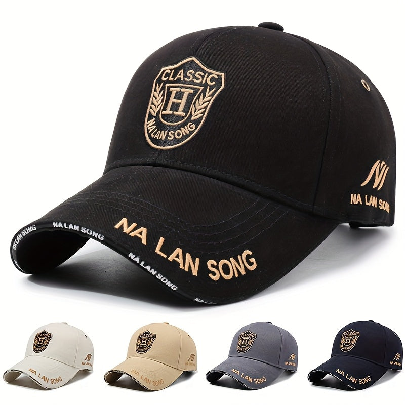 Women's Handmade 3D Embroidered Logo Baseball - Adjustable Snap Closure Sun Hat with Golden/Beige/Navy/Vibrant Color Threads, Lightweight All-Season Outdoor Fishing & Casual, Name/Text Embroidery (Grey/Black)