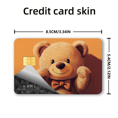 Set of 2 Car Stickers with a Shiny Finish, Ultra-Thin Vinyl Skins That Leave No Residue, Suitable for Credit Cards, Debit Cards, Transit Cards, Key Cards, Skin Protection, And Bank Cards; These Ultra-Thin Stickers Are Waterpr