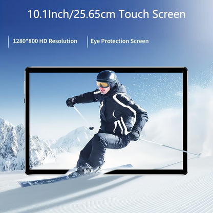 Tablet PC Android 14 256GB ROM, 8GB RAM (4GB+4GB Extended) Entertainment, Office, Gaming PC Tablet 5G WiFi, 10.1-inch Display, Facial Recognition Free Christmas/New Year Gifts: Protective Case, Stylus (non-powered), Kickstand