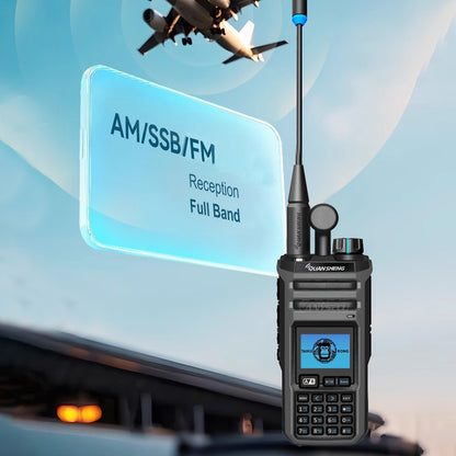 Quansheng TK11 (5) Dual Band Two-Way Radio - 10W High Output, NOAA Weather Notifications, 999 Channels, 2500Mah Battery