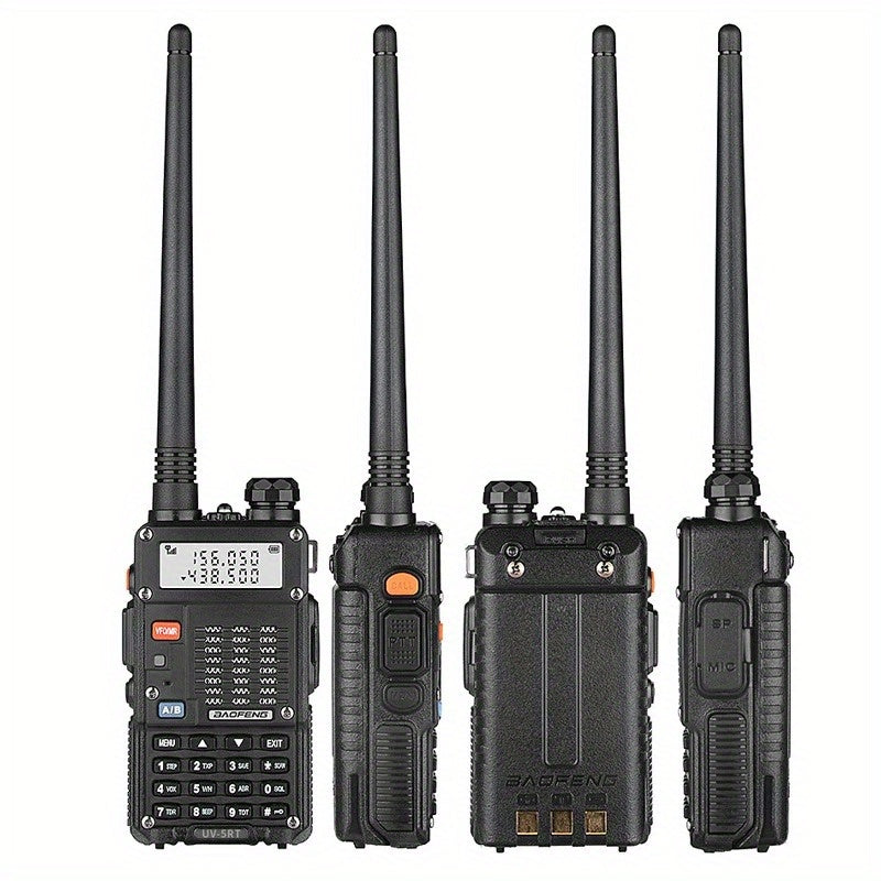 BAOFENG Upgraded UV-5R Dual Band 10 Km Long Range Two-Way Radio BF-UV5RT FM Transceiver Suitable for Car Driving, Outdoor Camping, Wilderness Hunting etc, Without Battery