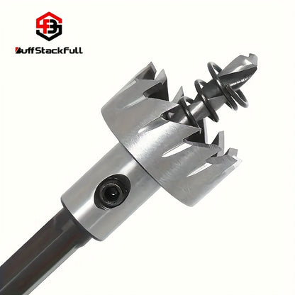 BUFF STACK FULL 5pcs HSS Drill Bits with Wrench - High-Speed Steel, Rust-Proof, Precision Sizes (16mm-30mm) for Metal & Stainless Steel - Ideal for Professional Sheet Metal Work, Drill Bits for Steel, Metalworking Drill Bits