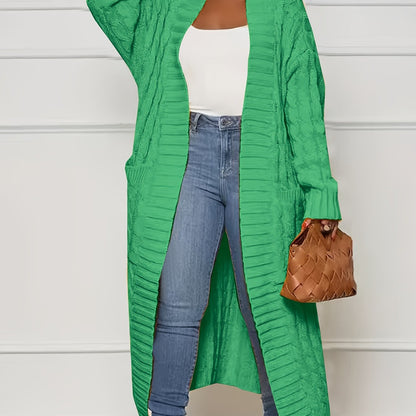 [Cardigan Sweater] Plus Size - Plus Size Cardigan Sweater A23A062