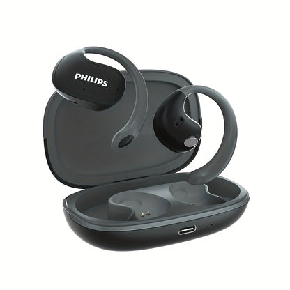 PHILIPS True Wireless Earbuds - Stereo Surround Sound, ENC Noise Cancellation, Touch Controls & Built-in Mic | 24H Polymer Battery, USB-C Fast Charging Case | Lightweight Comfort For Commuting, Workouts & Daily Use TAT2708