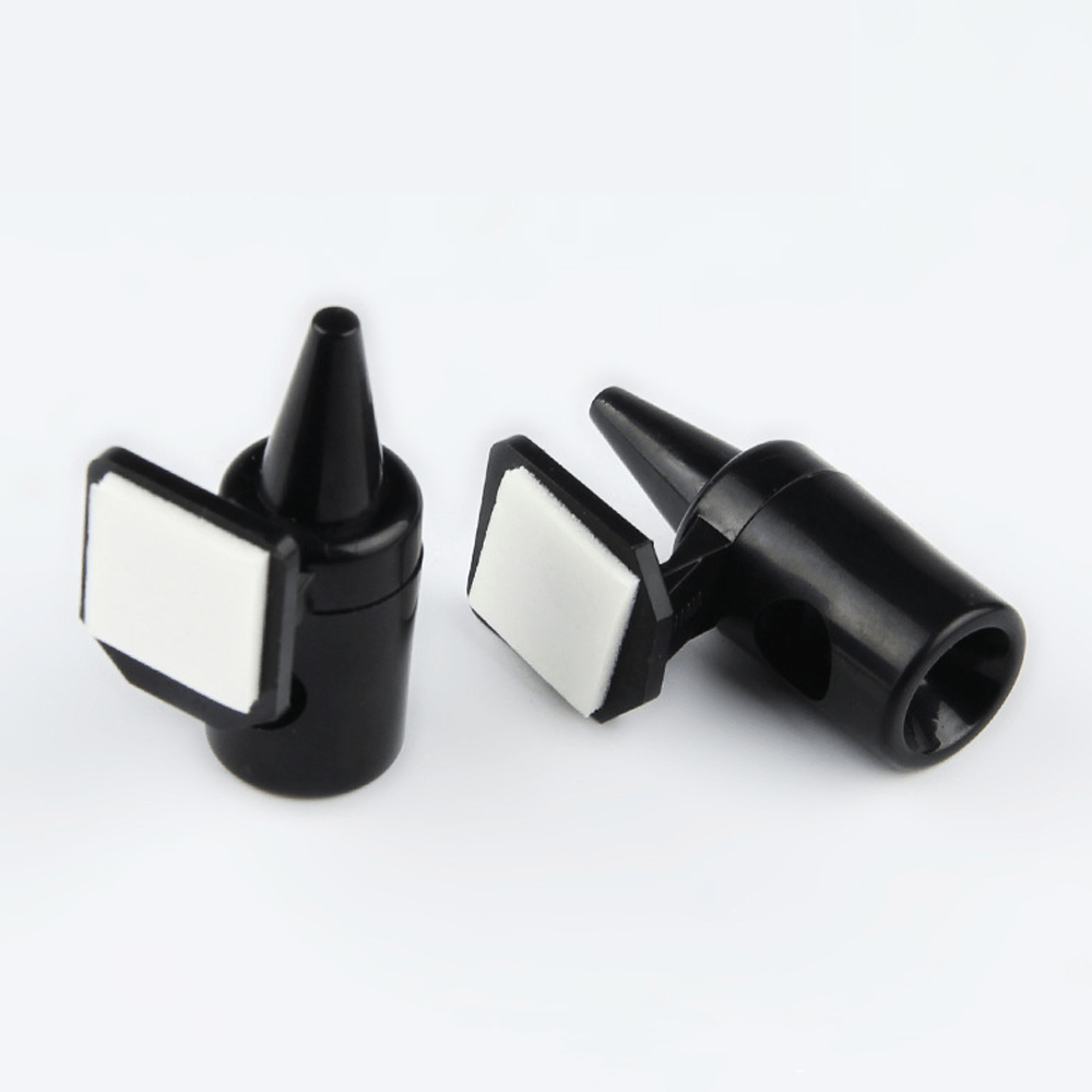 8pcs Car Deer Whistles - Wind-Powered Animal Deterrent Whistles for Road Safety, Prevents Collisions with Animals, Easy to Install with Adhesive Backing