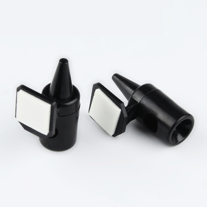 8pcs Car Deer Whistles - Wind-Powered Animal Deterrent Whistles for Road Safety, Prevents Collisions with Animals, Easy to Install with Adhesive Backing