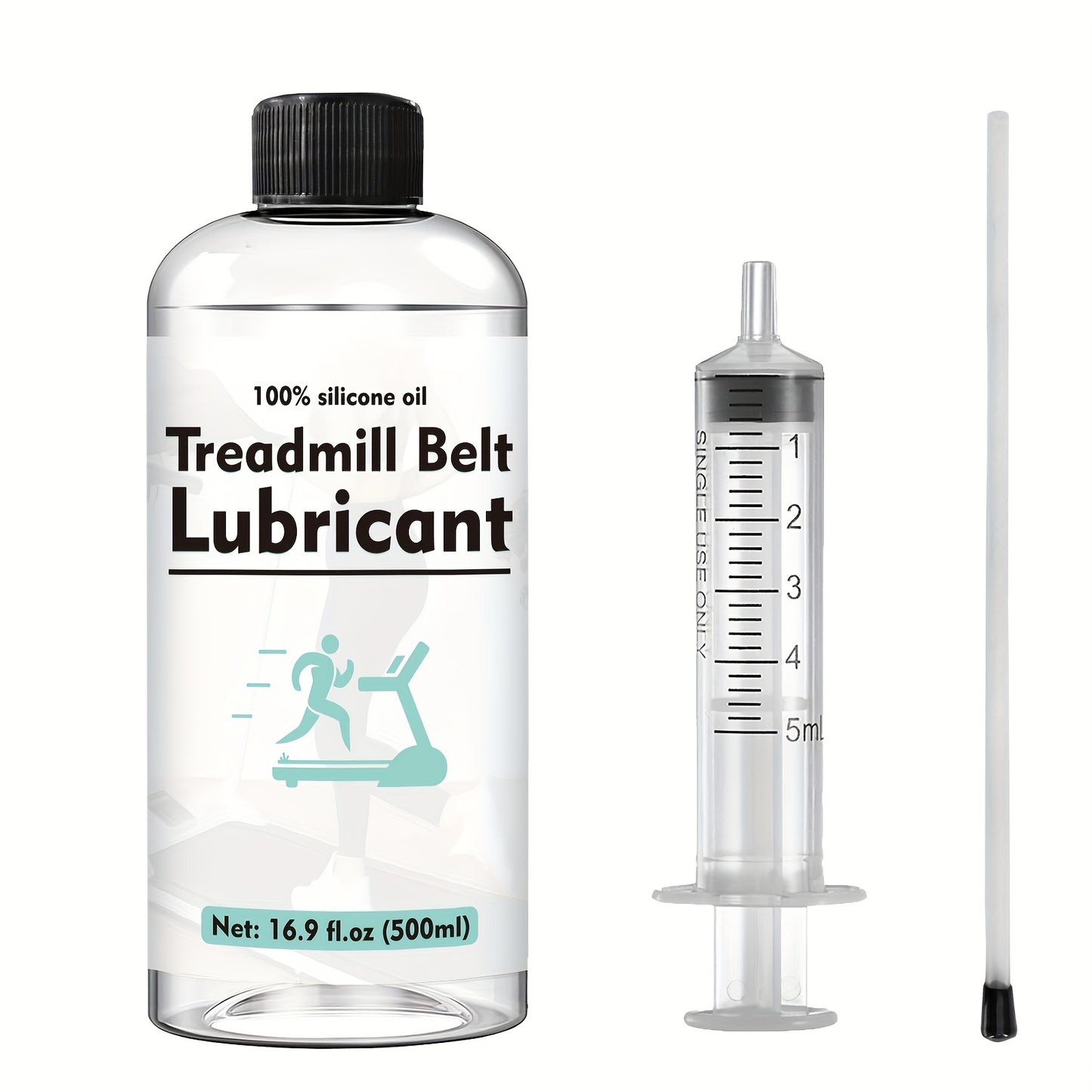 Treadmill Lubricant Oil 16.91oz, Resistant And Stable Treadmill Oil Belt Lubricant, Reduce Friction Silicone Oil for Treadmill Suitable for All Kinds Of Treadmills