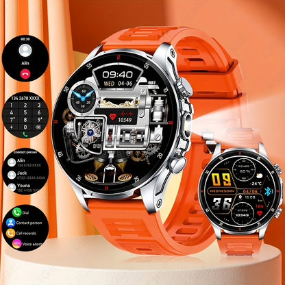 [SUNKTA Smart Watch] SUNKTA Smart Watch for Men Women | 1.53" Full Touch Display, Long Range Flashlight, Wireless Calls, 100+ Activity Modes, Call & Message Alerts, 290mAh Large Battery, Fitness Tracker, Compatible with iPhon