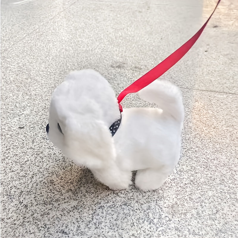 2pcs Realistic Robot Puppy, Robot Puppy That Acts Like A Real Puppy, Toy Dogs That Walking, Barking, Cute Soft Milow Mini Robot Puppy Halloween And Christmas Gift Includes A Leash For A Dog