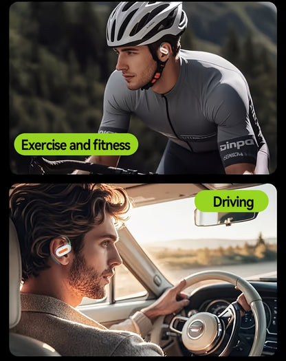 Acer True Wireless Earphones with Microphone, TWS Headphones, Touch Volume, Wireless Sports Earhooks, LED Display Charging Case, Half Open Back, HD Talk, Compatible with Mobile Phones, Rechargeable Battery, Type-C Charging, S