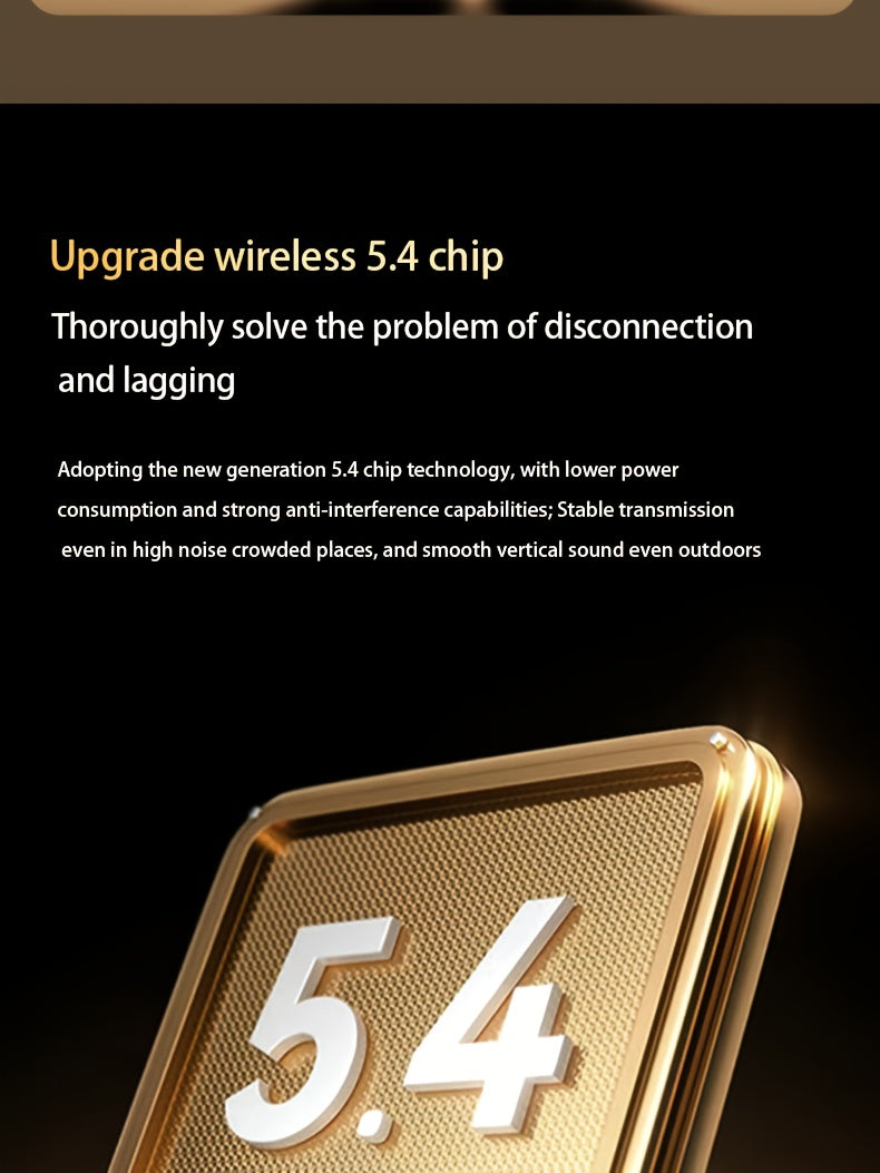 [Noise-Canceling Headphones] 2025 Classic Model Noise-Canceling Headphones - Dual Chip Technology, Lossless Sound, Dual Golden Plating Certification, Foldable/Wireless Design with Strong Anti-Interference Capability, Ensures