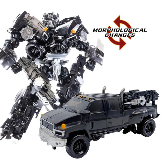 Official Transformers Robot Armor Model - Equipped with 2 Guns, 2 Darts, Fine Armor Panels, Movable Limbs and Compatible Truck, Collectible Action Figure Display or Game Use - Transformers Fan Birthday Gift