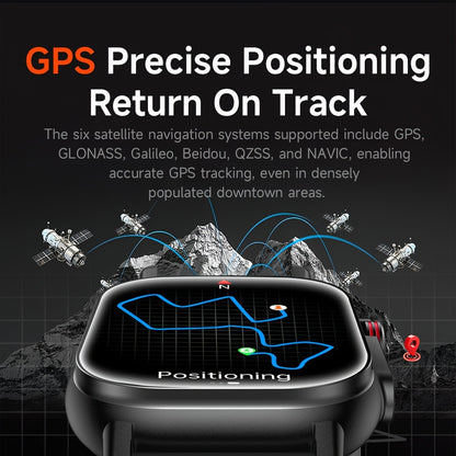 SENBONO Outdoor GPS Smart Watch for Men & Women - 2.01" HD Display, GPS, Compass, Altitude, Wireless Calls, 100+ Sports Modes, Music Control, Weather, Alarm, Camera Control, AI Voice Assistant, Calculator, Sleep Monitoring, U