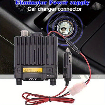 QYT KT-7900D 25W Quad Band Mobile Radio with Lighter Power, 200-Channel UHF/VHF Car Ham Radio, External Speaker/PTT, CTCSS/DCS Coding, Unlock - for Truck, RV, Boat (KT7900D)