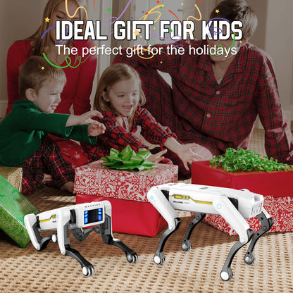 Intelligent Robot Dog - Remote Control, Special Effects Robot Dog, Dancing, Multi-Functional, Intelligent Programming Companion Toy Christmas gift New Robot Dog, Wireless Remote Control Dog, AI Voice Control Can Be Connected