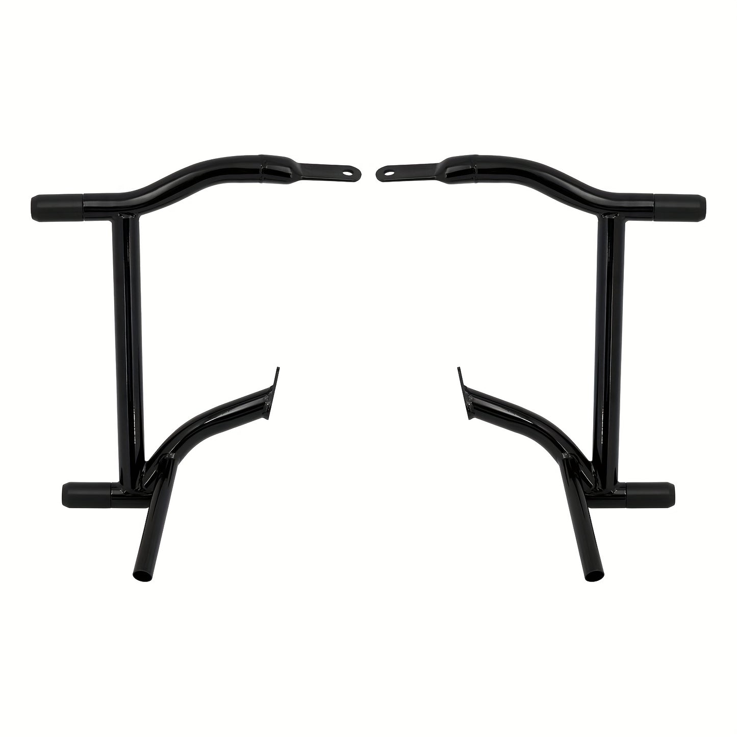 For Harley Parts and Accessories - for Harley Parts - Motorcycle Accessories - Bike - Black Metal Saddlebags Guards Crash Rails Bars for Harley Touring & Electra Street Glide 09-25 - Rugged Design - Sleek Bike Guards - Highqu