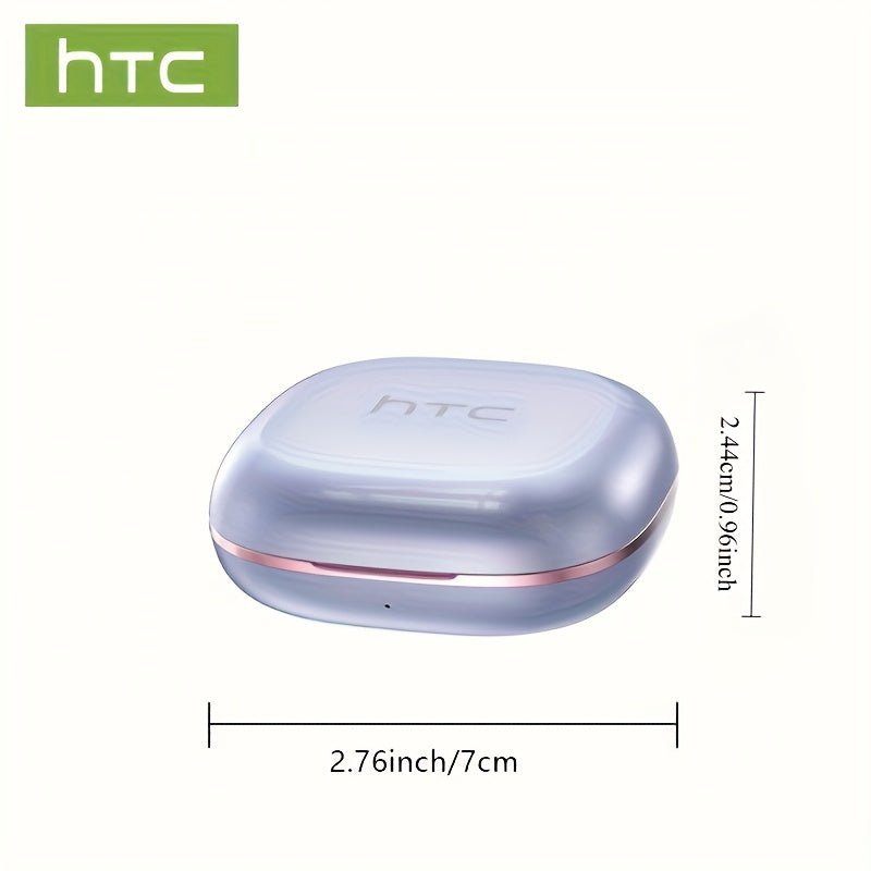 1pc HTC NE28 Open-Source OWS Translation Earbuds with 6.0 Low Latency, Wireless, USB Charging, Battery, 5W Power for Learning, Sports, Work, OWS Translation Earbuds, Learning Audio, Sleek Earbuds, Modern Design, Durable Earbu