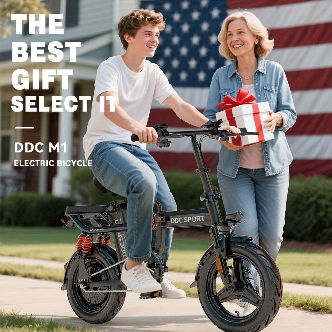Discover Without Limits: 700W Collapsible Electric Bicycle for Grown-Ups. Reach Speeds of 20MPH And Travel Up to 35 Miles on a 48V Battery. Conquer 25° Inclines, Support Up to 385 Pounds, And Enjoy a Comfortable Ride with Ef