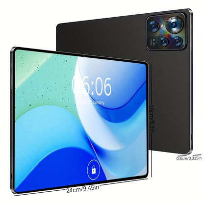 Android Tablet, 8GB RAM (4GB + 4GB Expandable) / 256GB ROM/ 10.1-inch 1280x800 IPS Display/ Wi-Fi 5G/ 6000mAh Battery/ USB Type-C Port/ 5MP + 13MP Cameras/ Android 14 OS. Includes Free Protective Case, Stand, And Headphones.