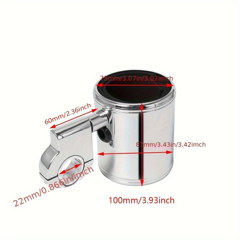 1pc Motorcycle Adjustable Cup Holder, ABS Material, Fits 22mm-32mm Drink Bottles, Compatible with  Travel & Street Glide Sportster, Motorcycle Accessories