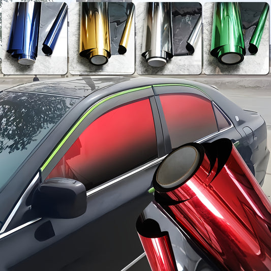 RV Dual tone Gradient Thermal Insulation Film - Explosion proof, Color Contrasting Car Solar Sunshade - Suitable and Easy to Install PET Material Accessories Window Sticker Kit Window Film Suitable for RV RV Glass and Home Wi