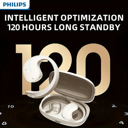 PHILIPS True Wireless Earbuds - Stereo Surround Sound, ENC Noise Cancellation, Touch Controls & Built-in Mic | 24H Polymer Battery, USB-C Fast Charging Case | Lightweight Comfort For Commuting, Workouts & Daily Use TAT2708