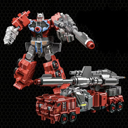 1pc Transforming Robot Armor Figure - Large-Scale PVC Mecha Model with Action-Posable Limbs, Combines into Iconic Robot & Vehicle Modes, Collectible Gift for Anime/Manga Fans, -Inspired Action Figure