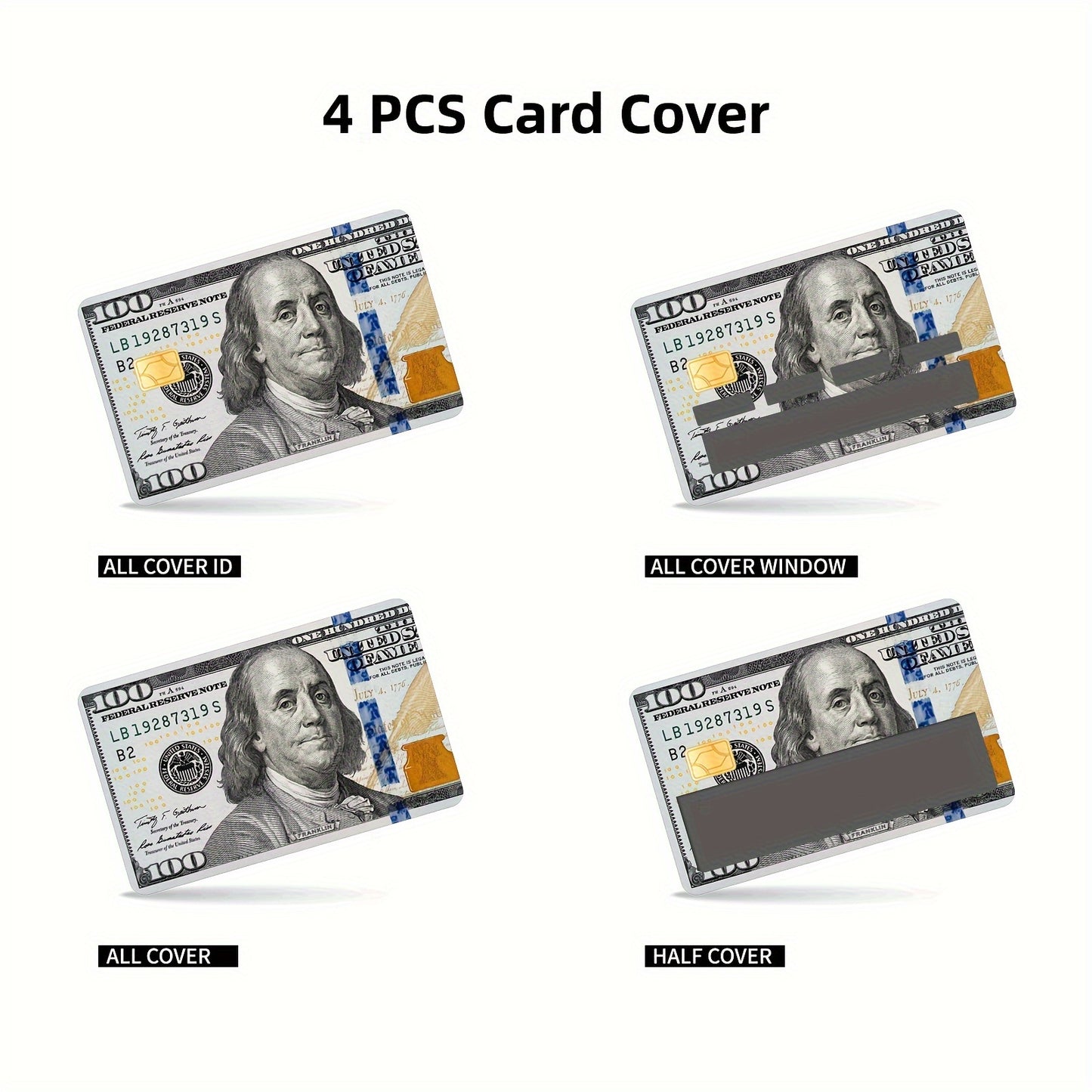 4pcs Ultra-thin Light Beige Vinyl Residue-free Stickers for Credit Cards, Bank Debit Cards, Transportation Cards, High Quality, Scratch-resistant, Anti-slip Film
