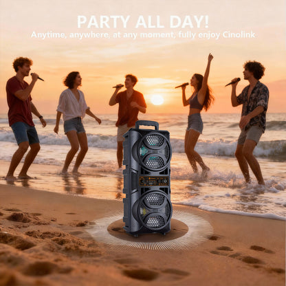 Wireless Speaker, Bluetooth, Dual Pairing, 2400mAh Battery, Subwoofer and Stereo, USB-C Charging, Suitable for Smartphones/tablets, Home/office/party Use, Wireless Ribbon Speaker, Home Audio, Stylish Audio, Premium Finish, Id