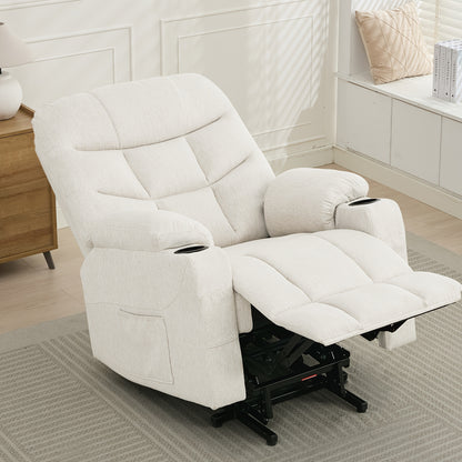 Comfortable Chair For The Living Room, Relaxation, Electric Reclining Chair, Electric Reclining Chair For Adults, Electric Lifting Chair With Heating Function, Massage Function, Electric Reclining Chair With Side Pockets