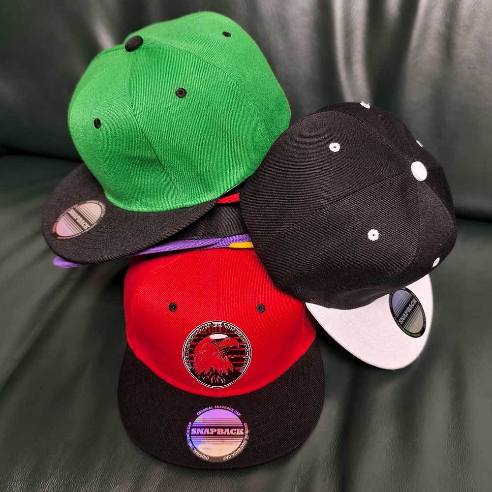 Unisex DJ Snapback Hat - Black & Red Two-Tone, Lightweight Breathable Polyester, Adjustable Snap Closure, Machine Washable, Perfect for EDM Parties & Casual Wear, Casual Headwear | Snapback Design | Durable Headgear, Yoki Man