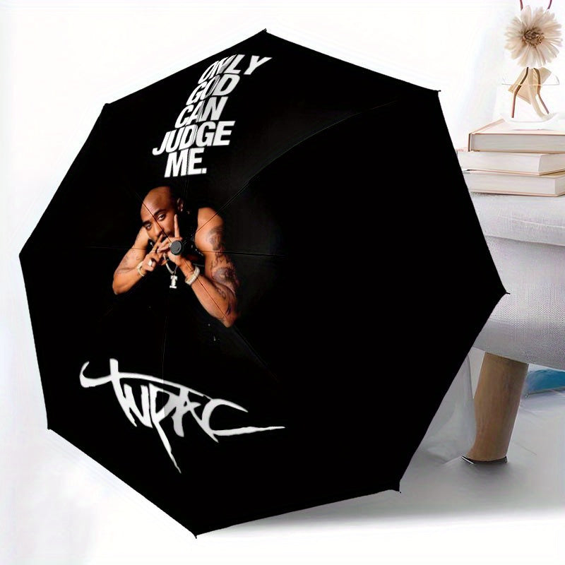 The Tupac Q Umbrella Is a Portable Automatic Umbrella Ideal for Commuting, Business, And Leisure Activities, Making It a Perfect Gift for Anyone in Any Season.